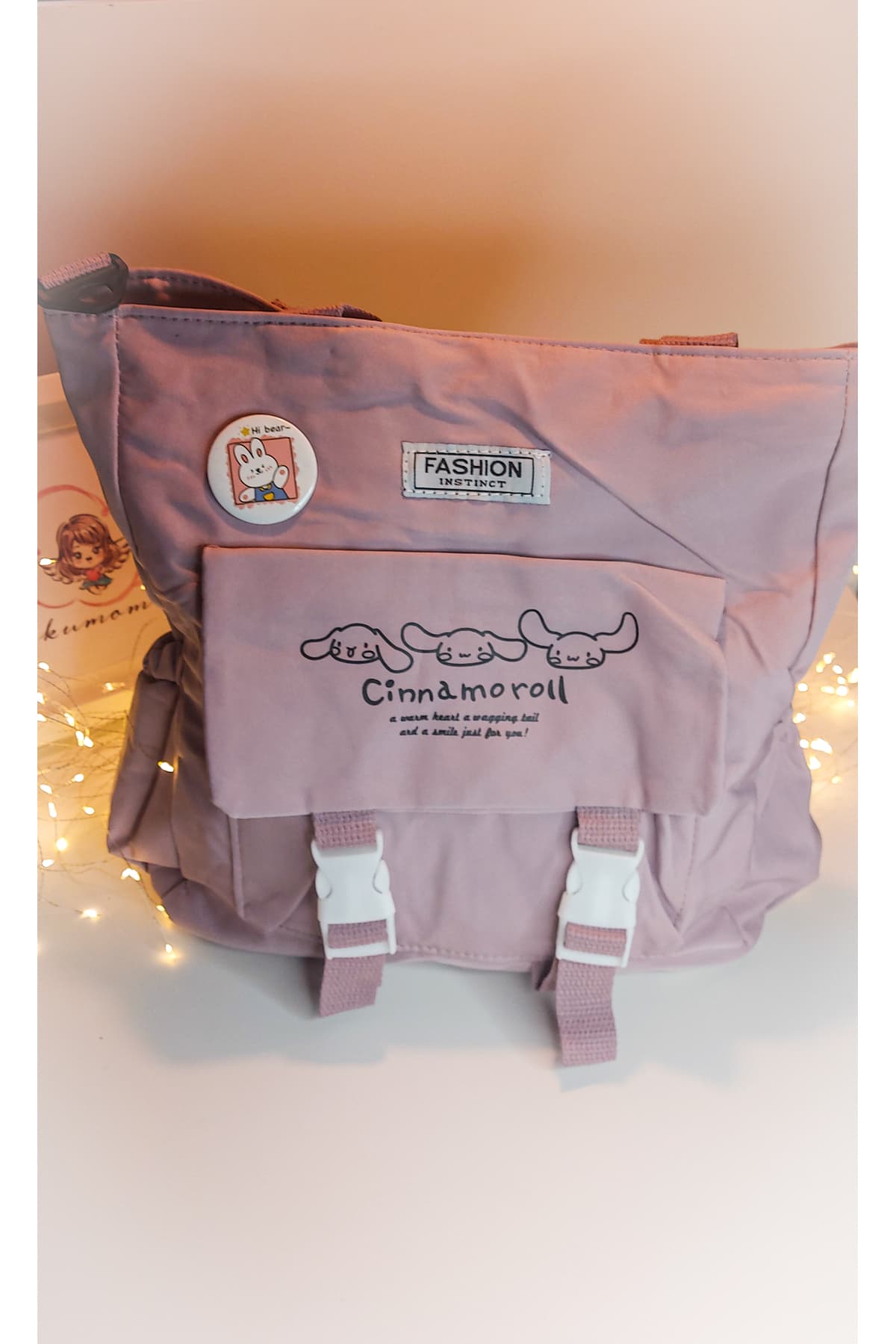 Cinnamoroll Pembe Omuz Çantası